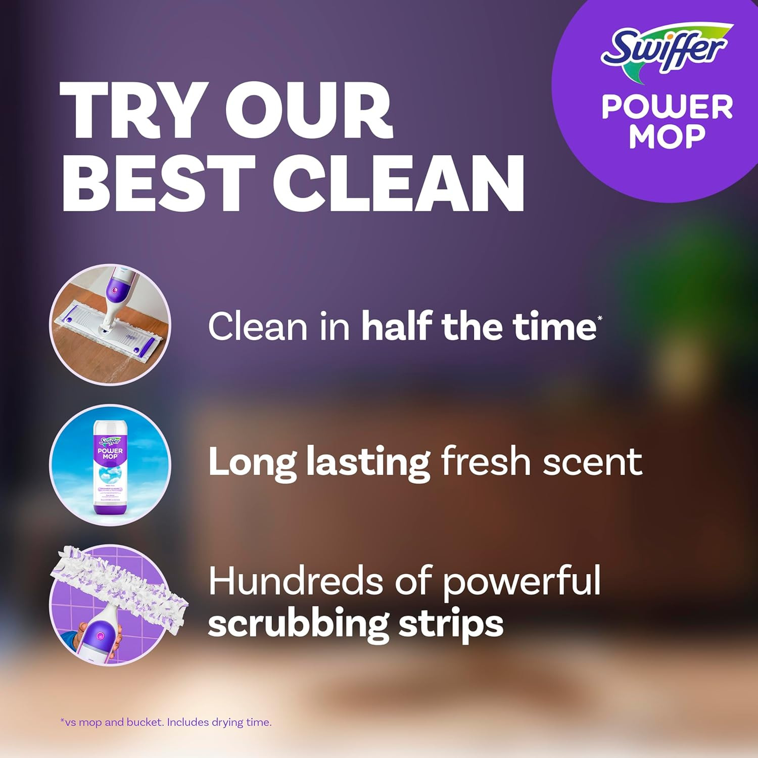 Multi-Surface Mop Kit for Floor Cleaning, Fresh Scent, Mopping Kit – Powermop