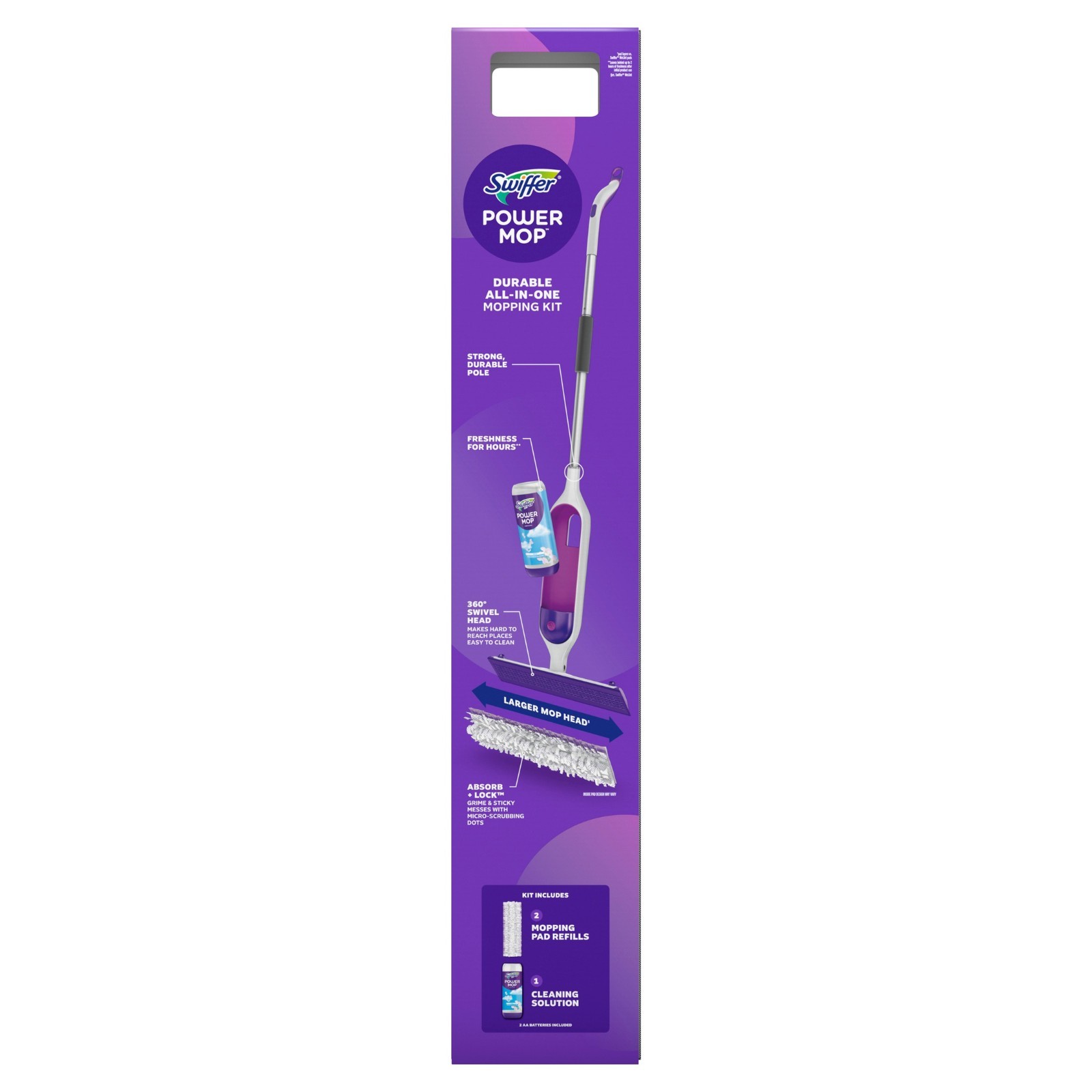 Swiffer Power Mop, Floor Cleaner, Tile, Vinyl, Laminate, Wood, Floor Cleaner, Cl