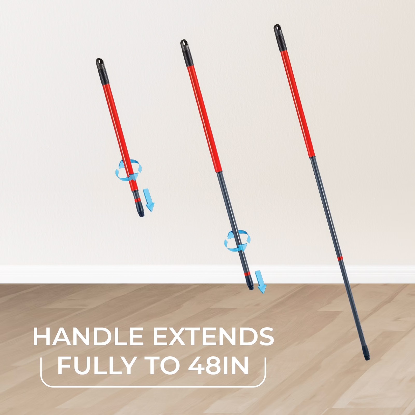 O-Cedar EasyWring Spin Mop Bucket System Microfiber Floor Cleaning Set New