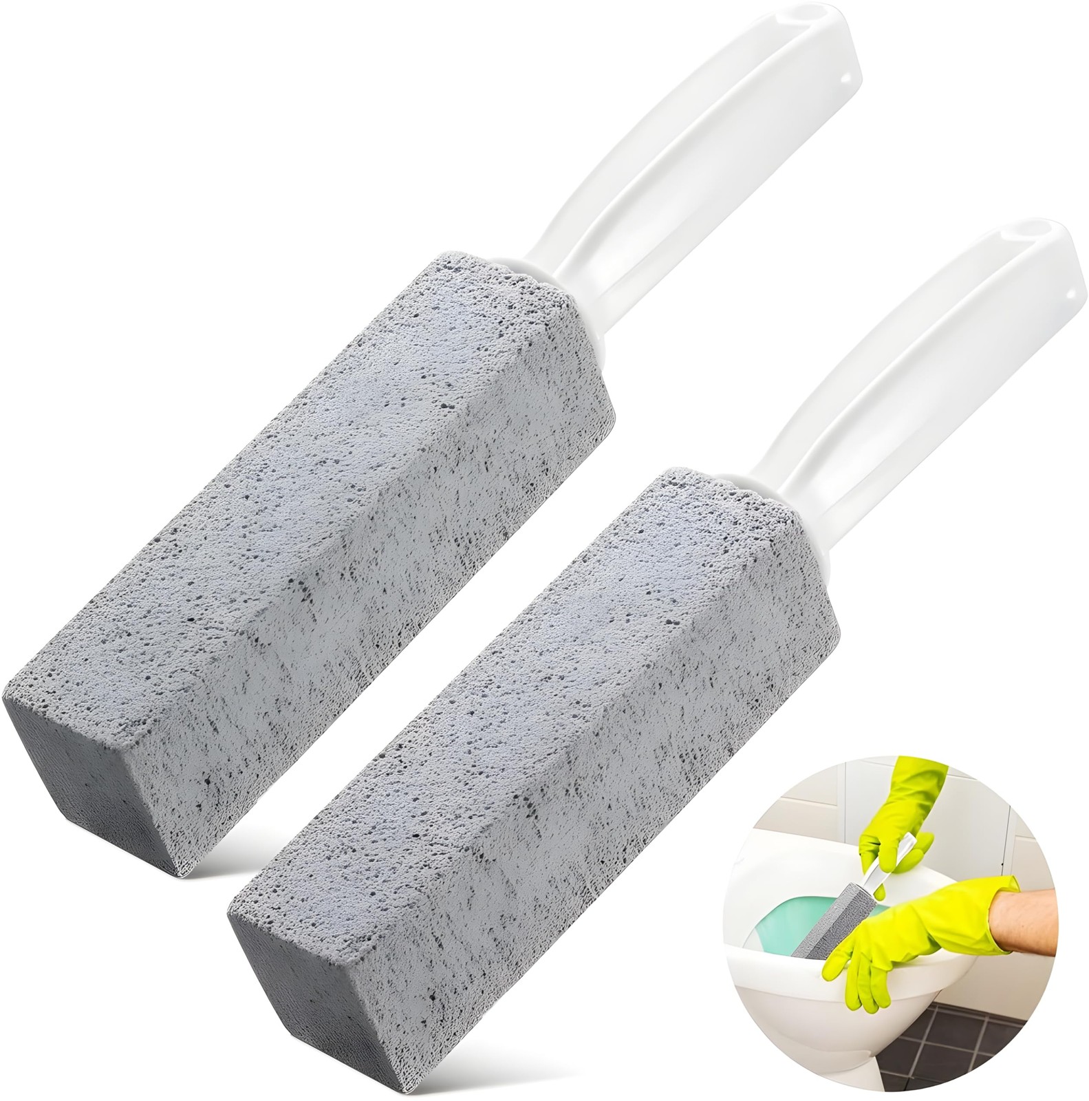 Bexter 2-Pack Value Toilet Bowl Pumice Cleaner with 1 Count (Pack of 2)