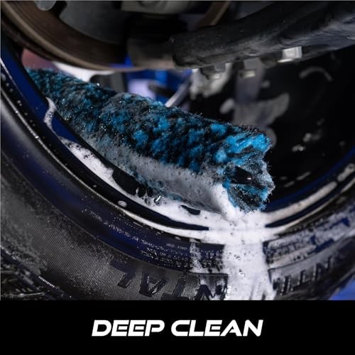 Wheel Barrel Brush Set for Car Detailing – 2 Pack, Slim & Regular Diameter, 16″
