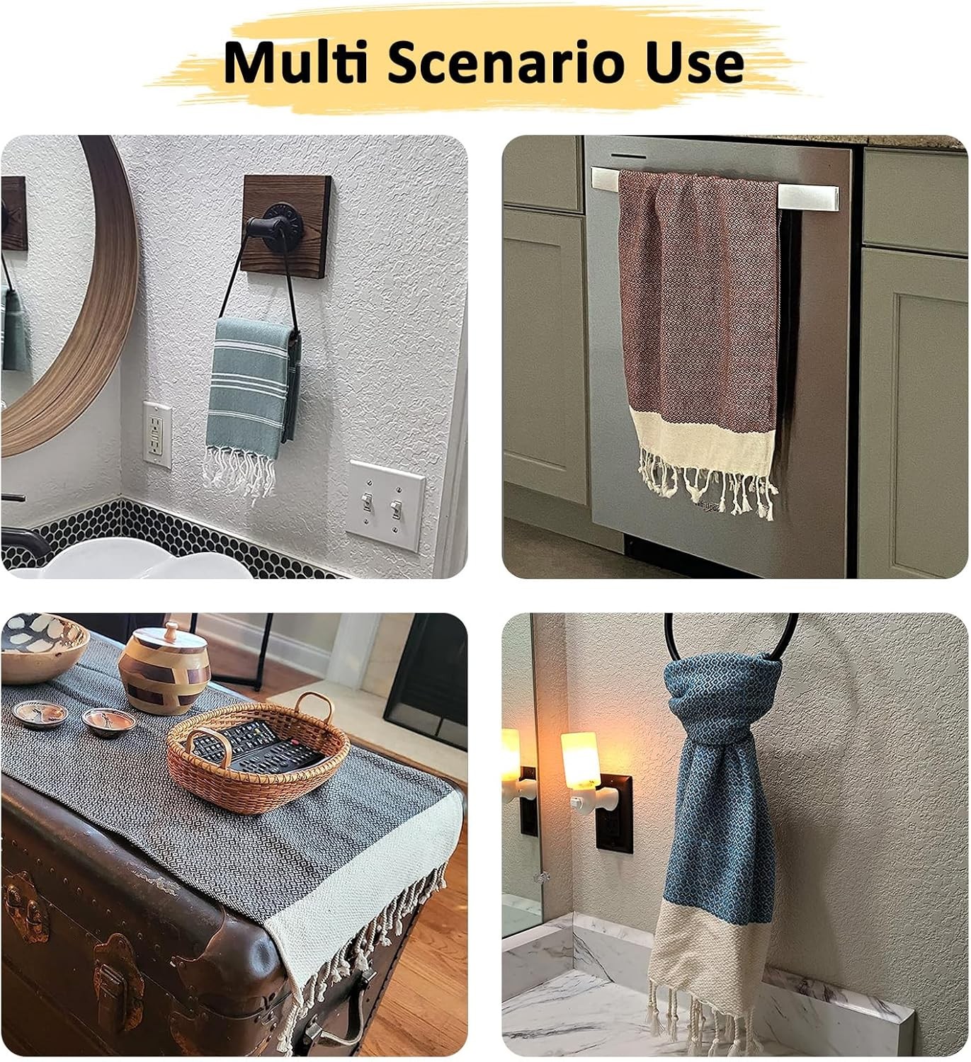 Hand Towels for Bathroom – 2-Pack,20×30 Inch-100% Cotton,Turkish Bathroom Hand