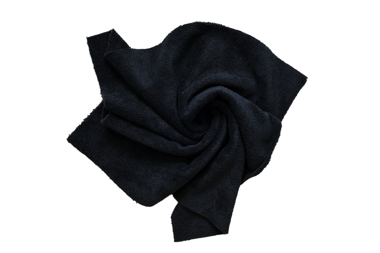 10 Pcs Edgeless Microfiber Towel No Tag No Scratch Professional 16″X16″ Black