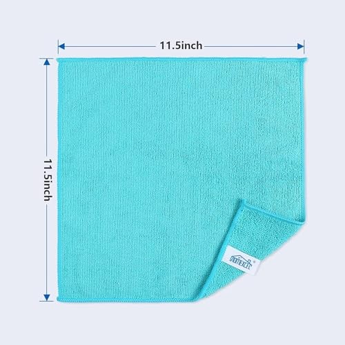 Pack of 12 Multicolor Microfiber Cloths 210GSM – 11.5″x11.5″