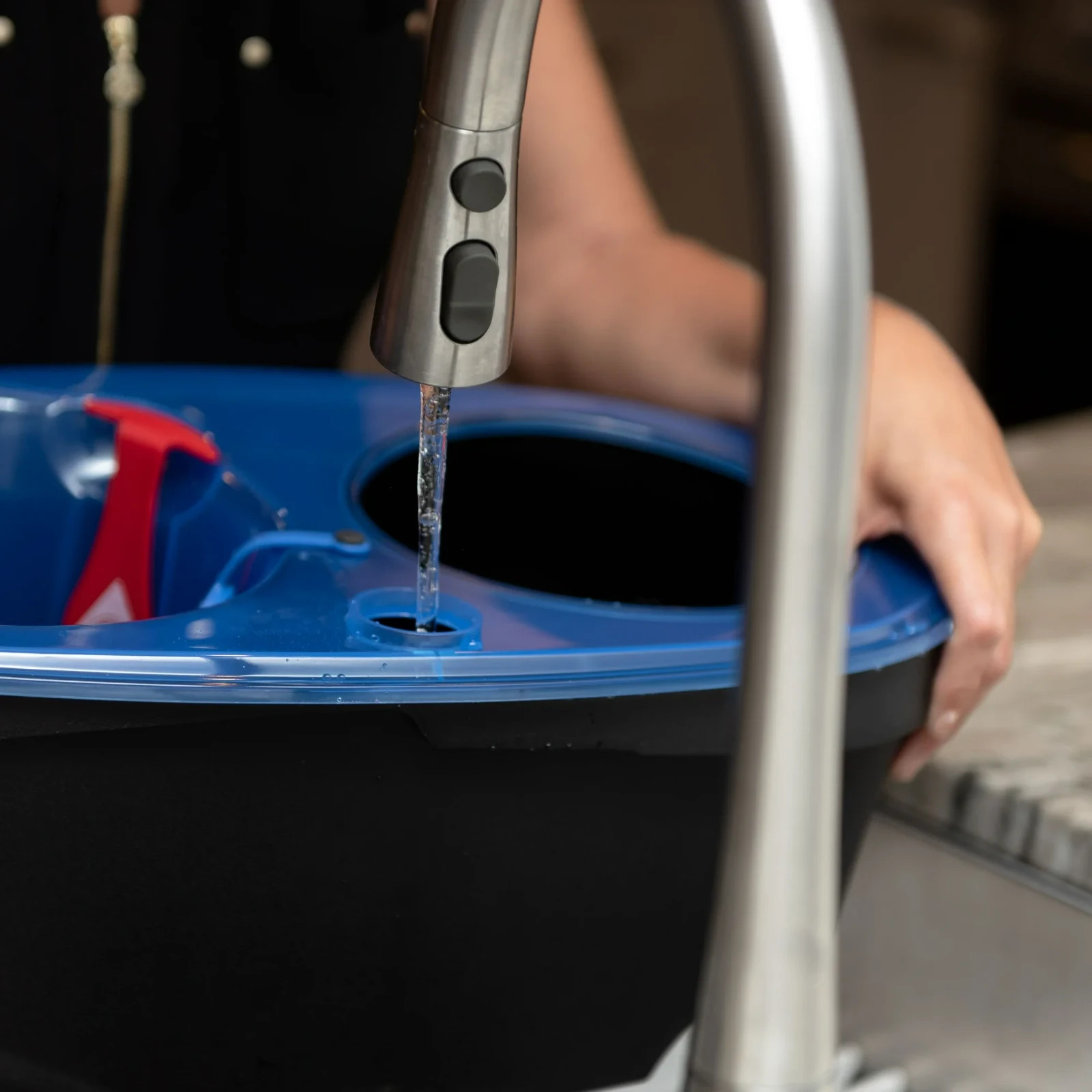 O-Cedar RinseClean Spin Mop & Bucket System, Clean with Water- No Import Fees