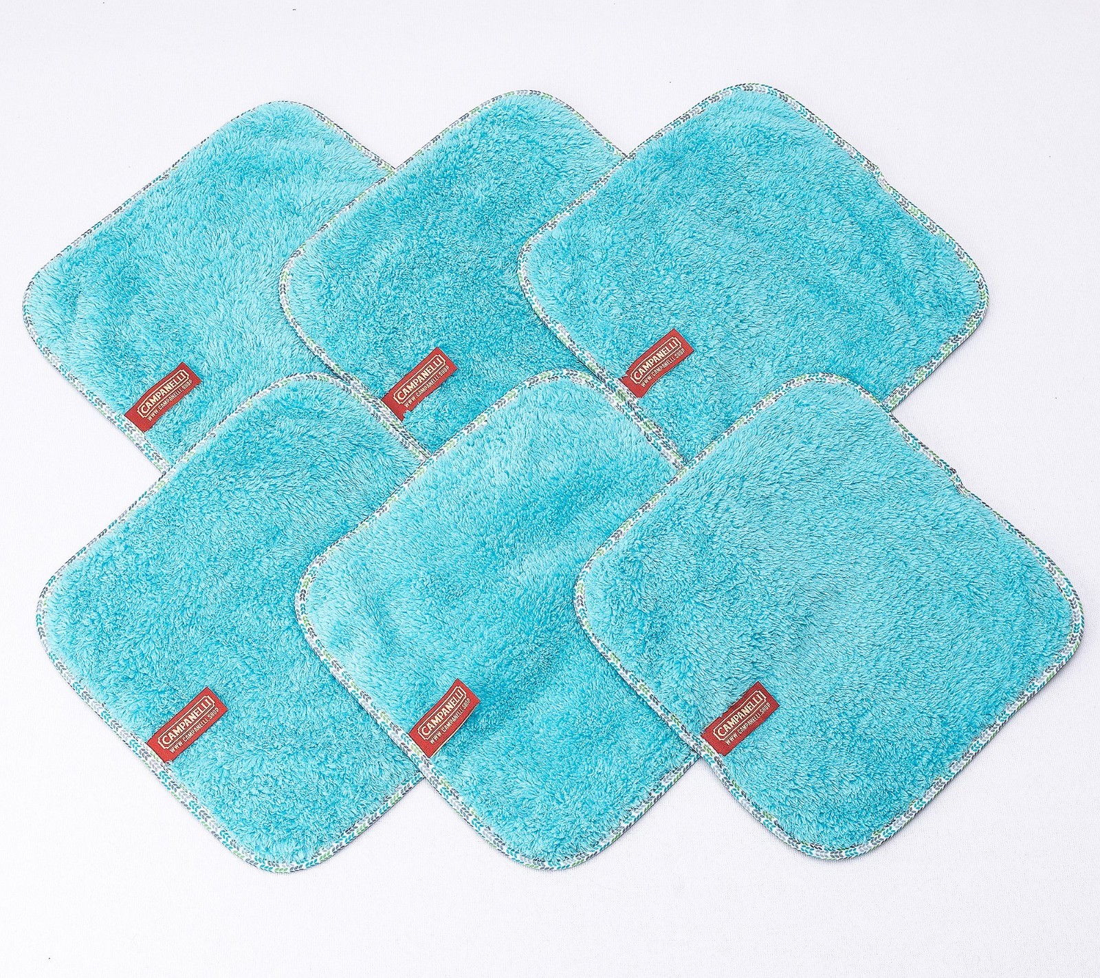 CAMPANELLI 6pc Puppyfur Microfiber Towel Set