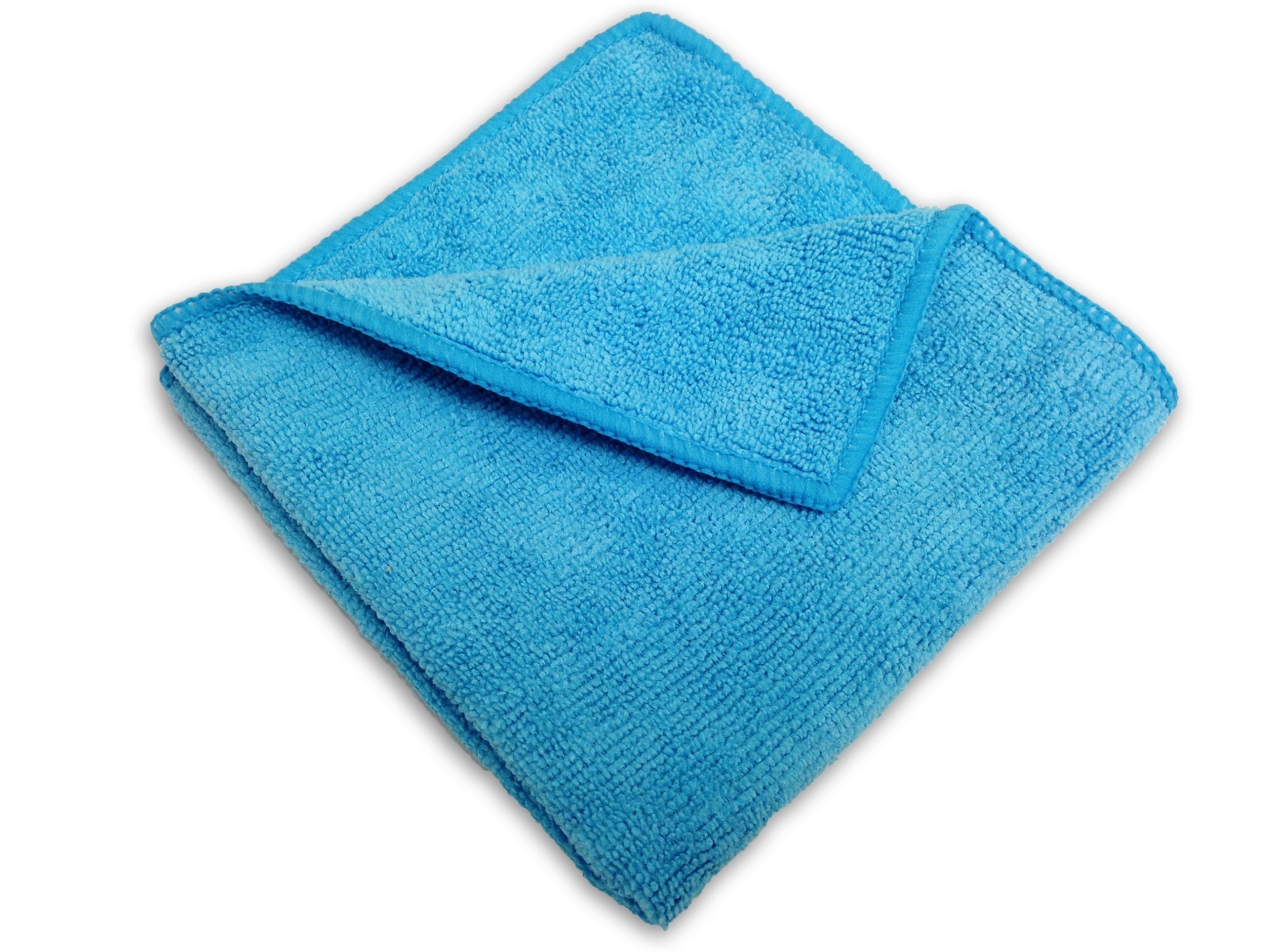 240 Case 12″x12″ Economy Grade Microfiber Cleaning Cloths/Auto 220GSM Light Blue