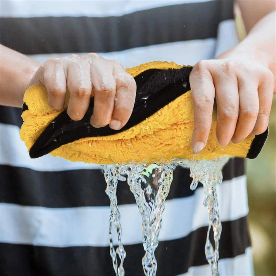 Microfiber Cleaning Cloth Car Wash Towel Drying Rag Car Polishing Detailing
