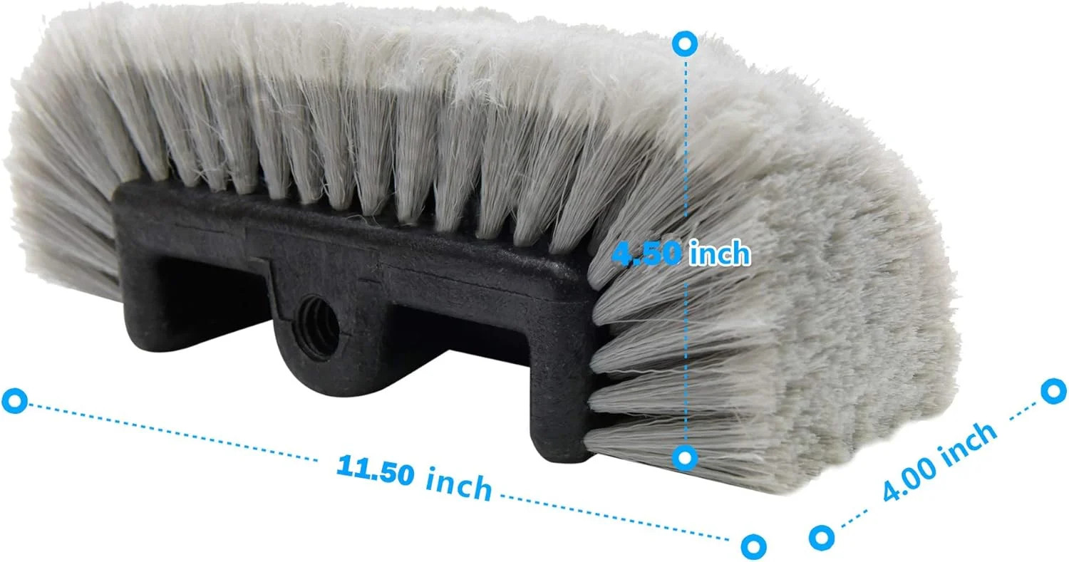 CARCAREZ 12″ Car Wash Brush with Soft Bristle for Auto RV Truck Boat Camper Exte
