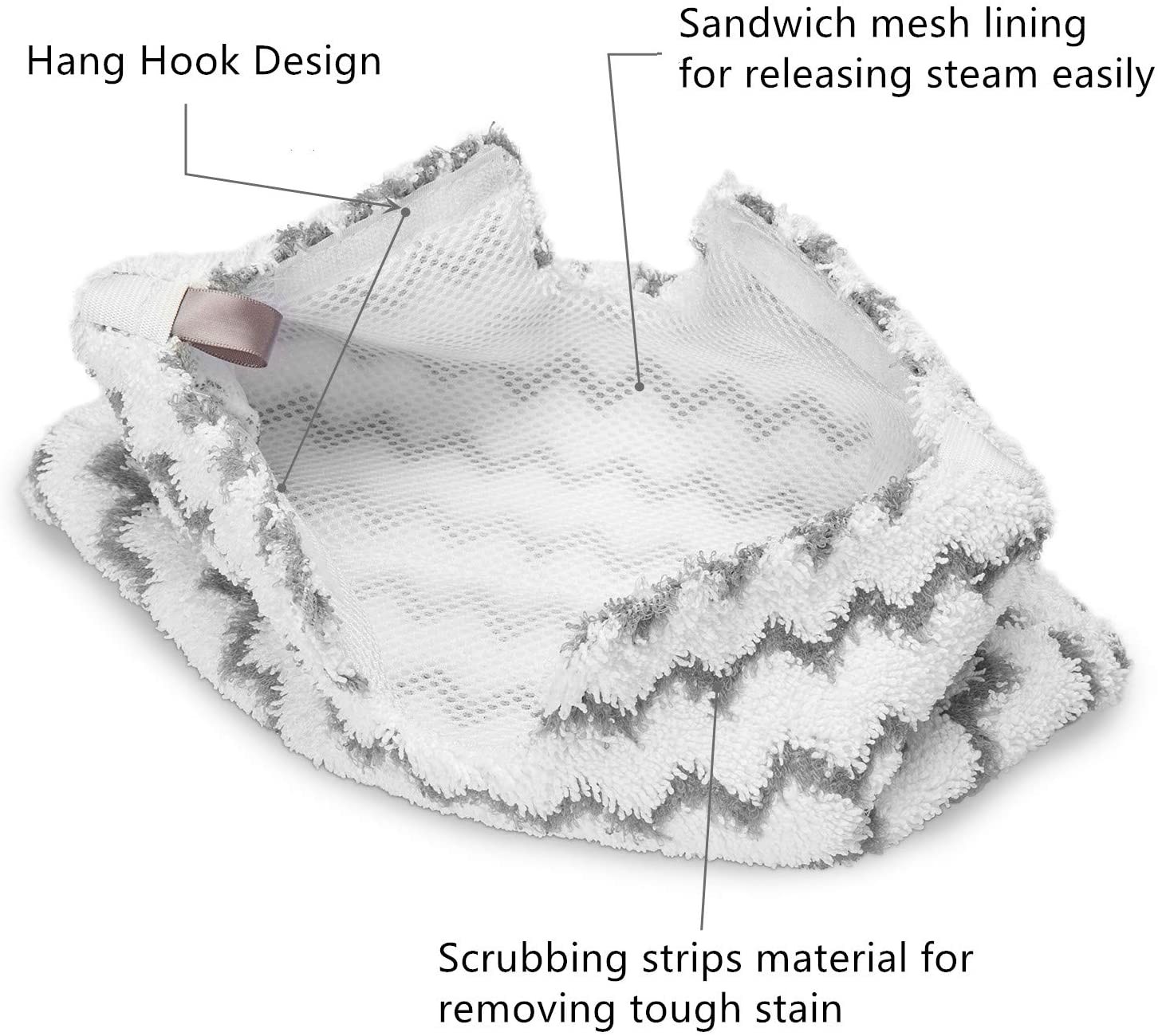Mop Pads for Shark Steam S3500 S3501 S3601 S3550 S3801 S3901 SE450 S3601 S3550