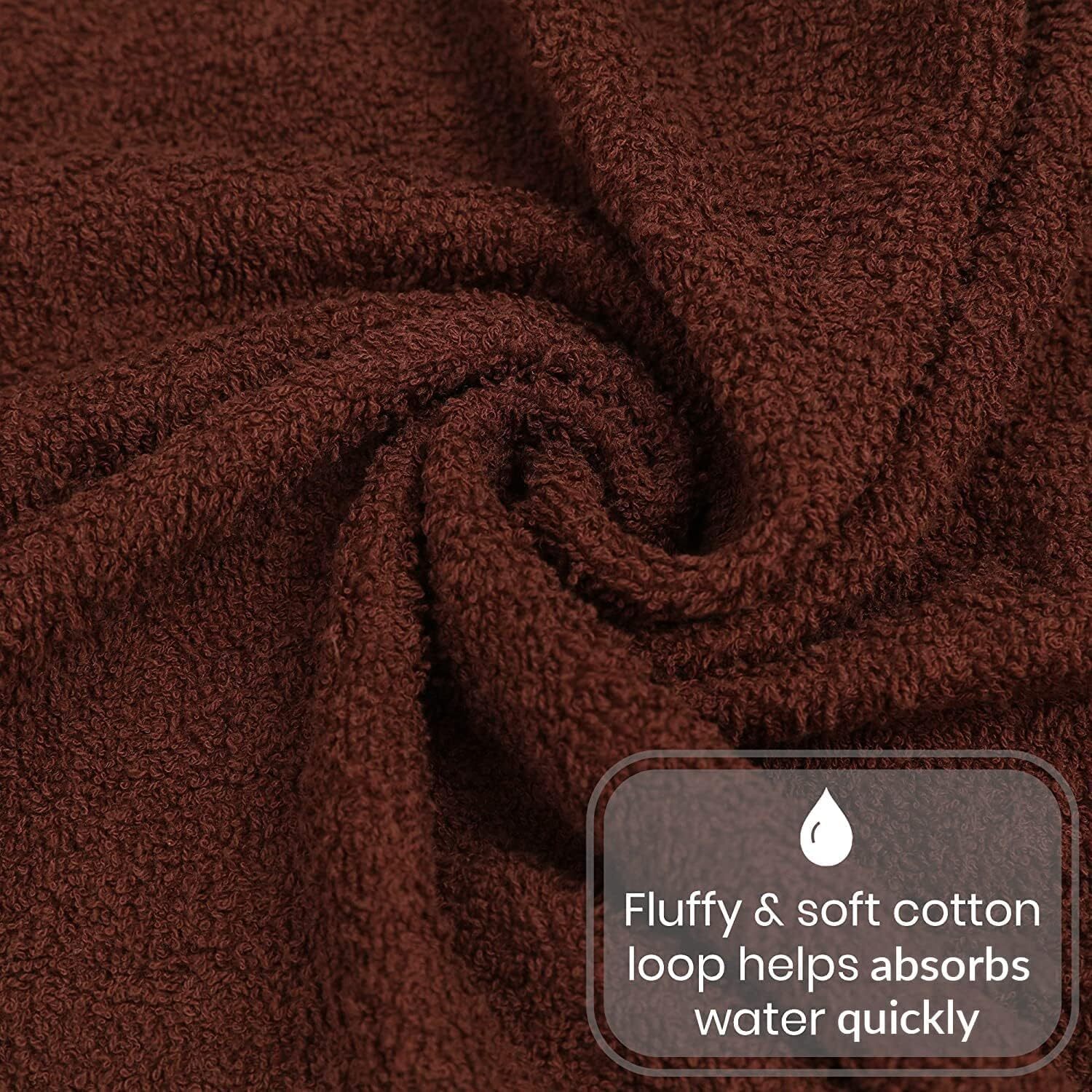 Wash Cloth Towels Set 13×13 Premium Cotton Bulk Pack of 12,24,36,48,60,120,300