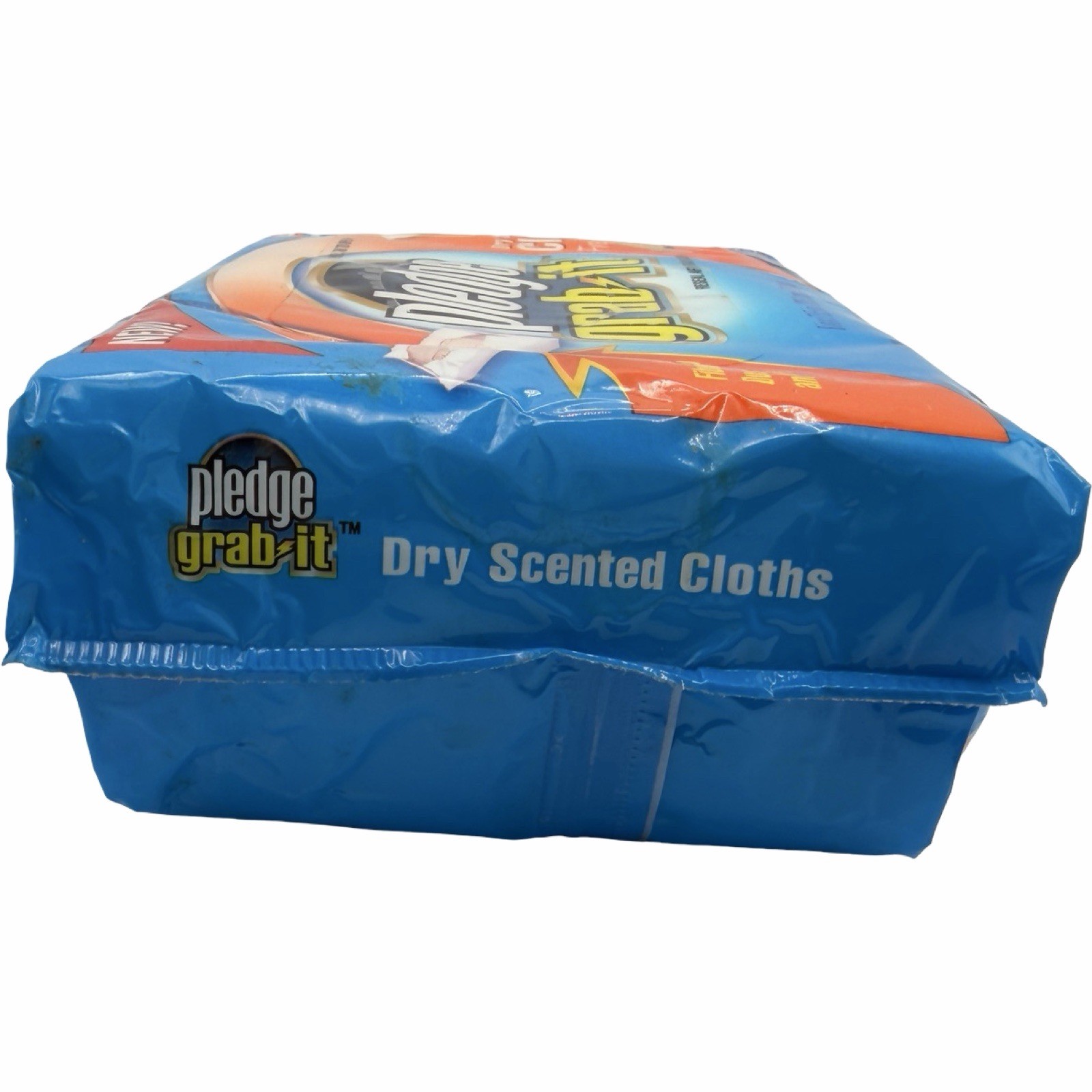Vintage Pledge Grab-It Dry Scented Cloths Fresh Citrus 20 Ct Unopened Retired