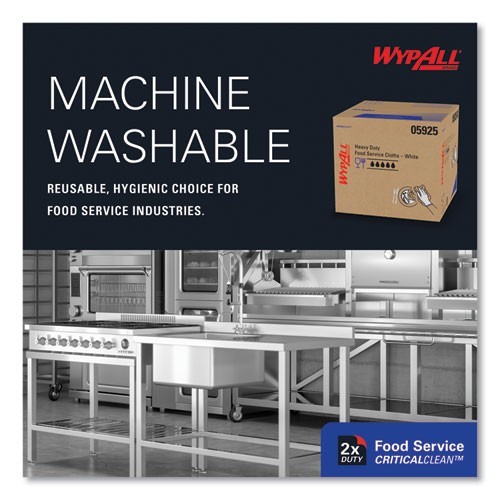 WypAll X70 Foodservice Towels, Kimfresh Antimicrobial, Unscented, White, 300/CT