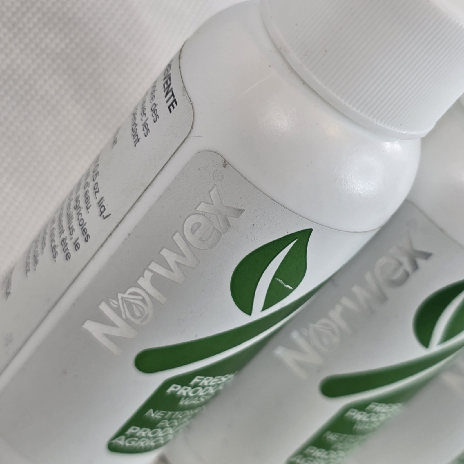 Lot of 3 Norwex Fruit and Veggie 2 oz With Sprayer Produce Wash Vegetable