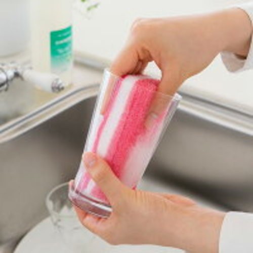 Duskin Kitchen Sponge Antibacterial Hard Type S 3 Colors Set of 8 Japan