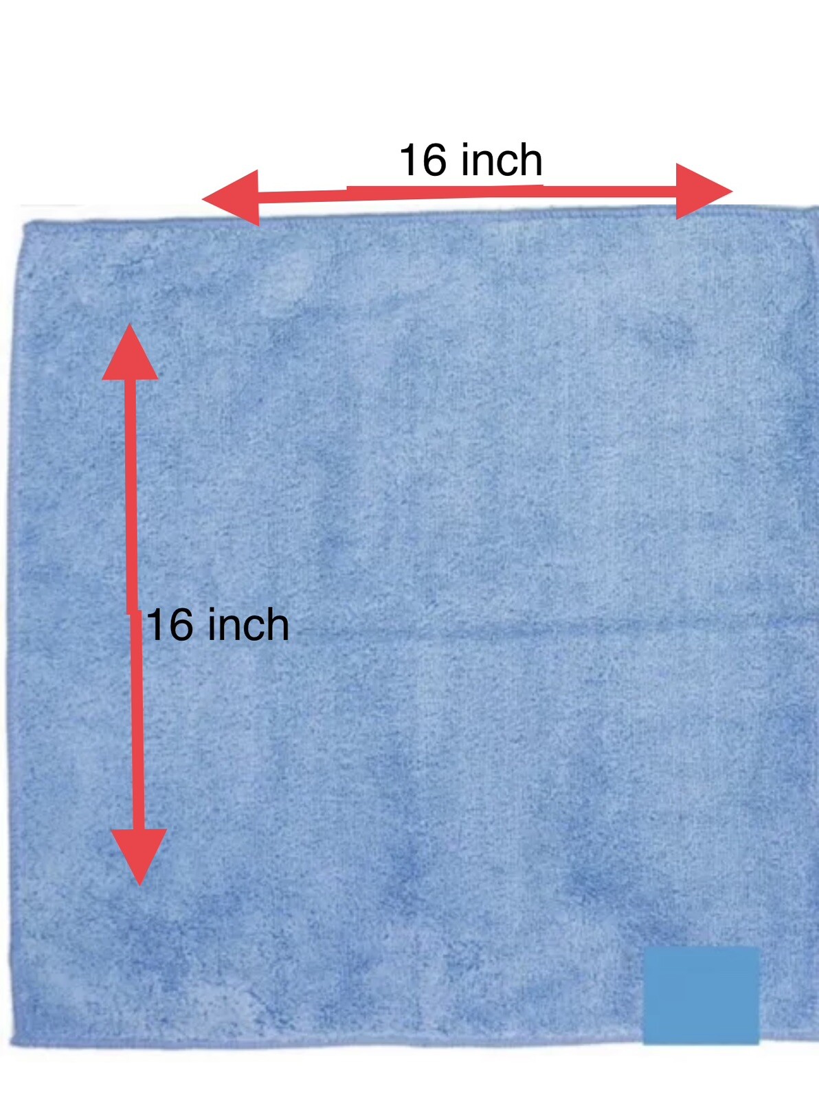 Microfiber Towel 16×16 Inch 10 Pieces Pack