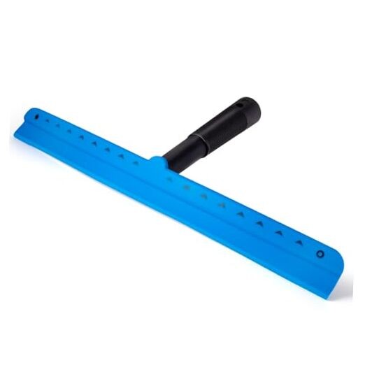 15 inch Blue Windshield Squeegees, All-Purpose Streak-Free Silicone Squeegee