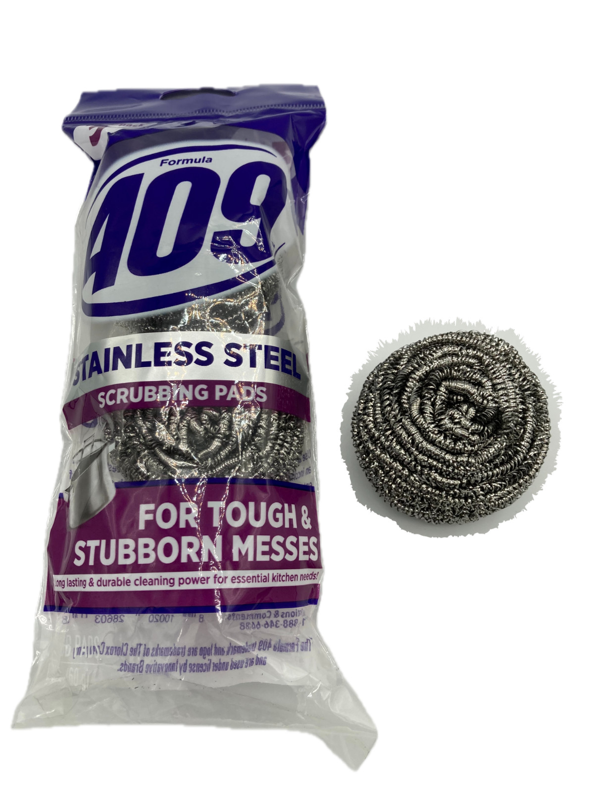 409 Stainless Steel Scrubbing Pads 3pk (1 Pack of 3 each)