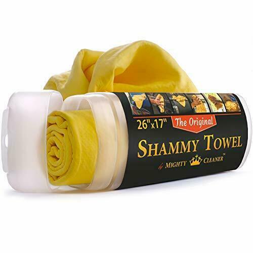 Premium Сar Shammy Towel – 26″ x 17″ – Super Absorbent Chamois Cloth for Car –