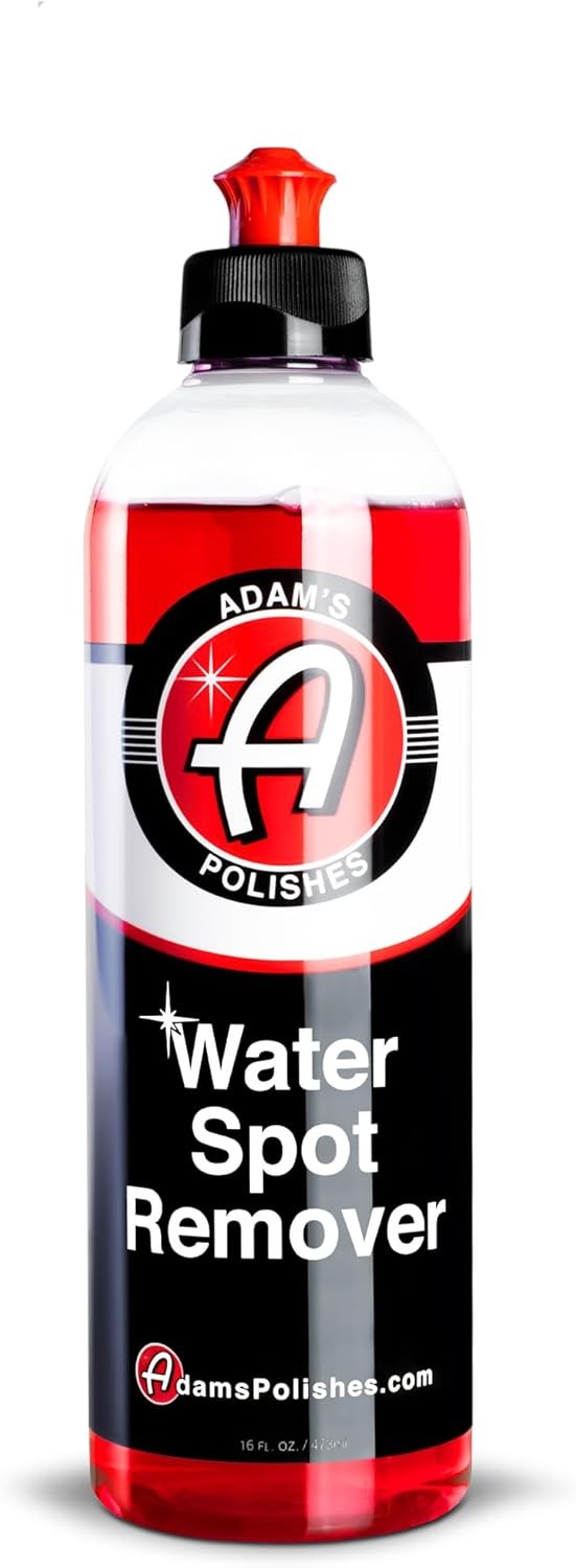 Adam’s Polishes Water Spot Remover – Hard Stain for Glass,…