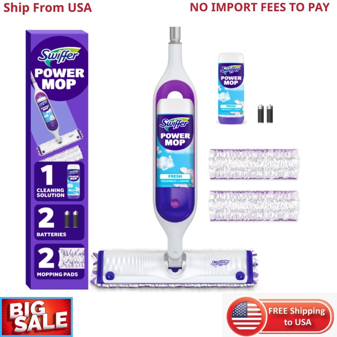 Swiffer Power Mop, Floor Cleaner, Tile, Vinyl, Laminate, Wood, Floor Cleaner,New