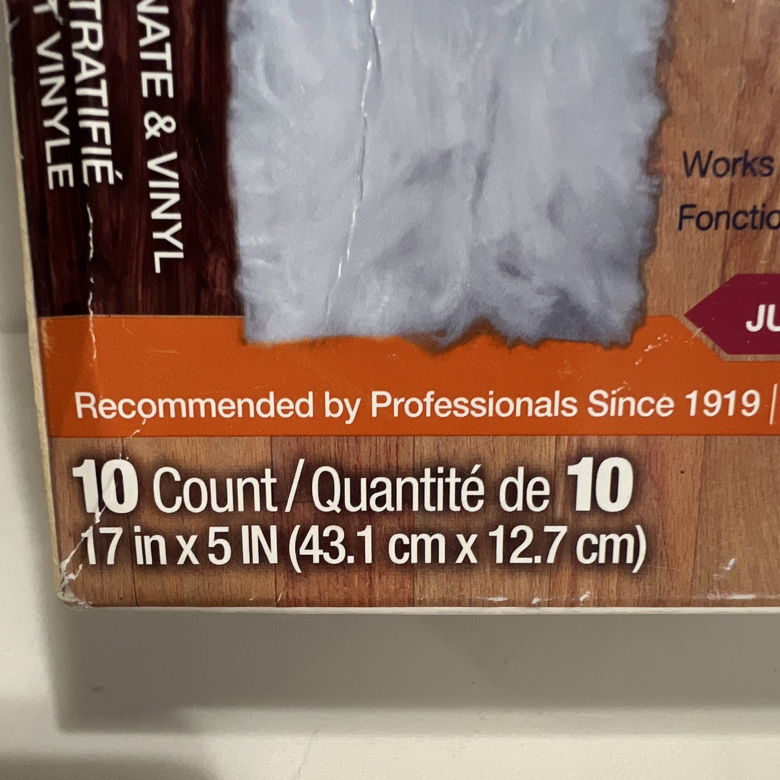 Bona Disposable Dry Dusting Pads Multi-Surface Floors 10ct Microfiber