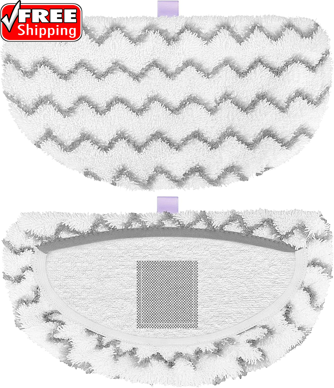 4 Pack Powerfresh Replacement Steam Mop Pads Compatible with Bissell Powerfresh