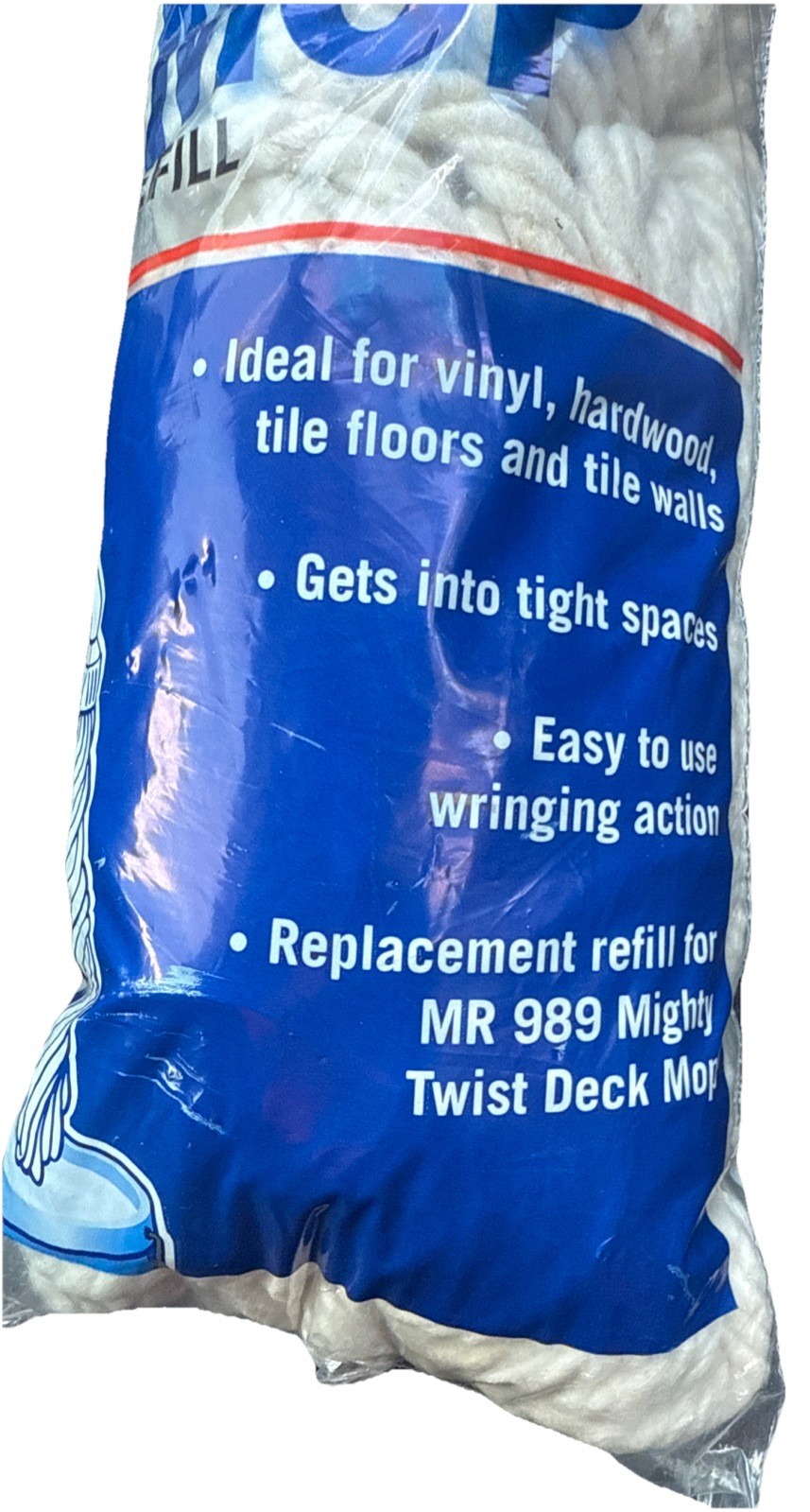 NEW SKILCRAFT Mighty Twist Deck Mop Head Refill MR-969 New Old Stock NOS DEAL