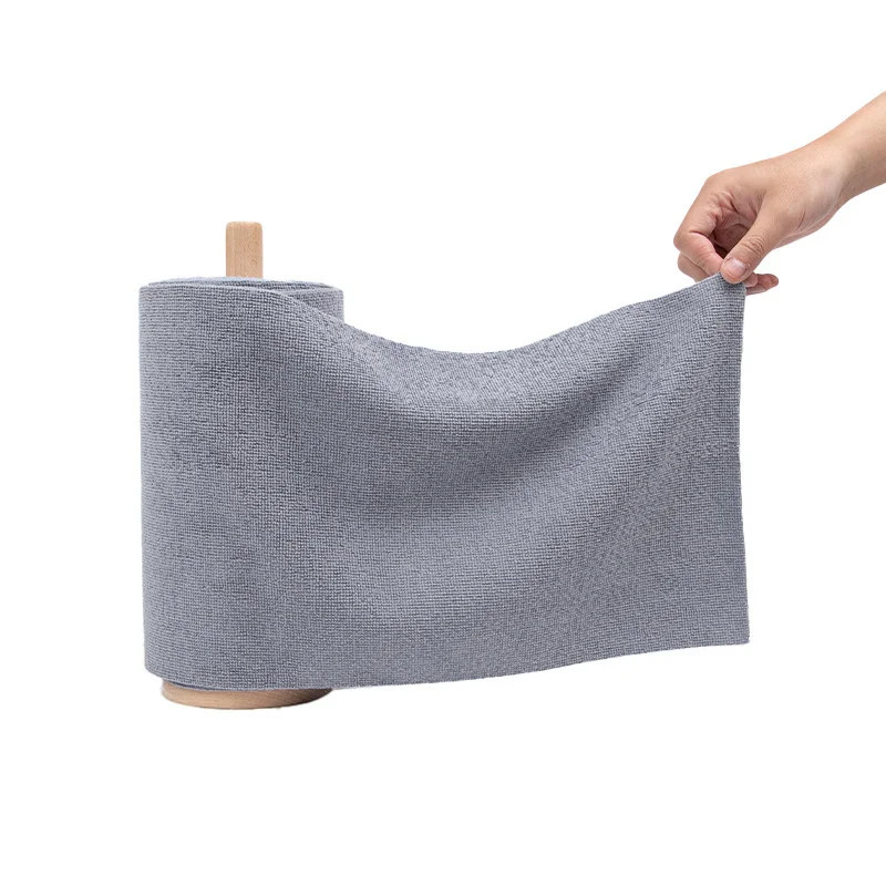 Reusable Microfiber Cleaning Cloth Roll (25x25cm) – Absorbent & Washable for Hom