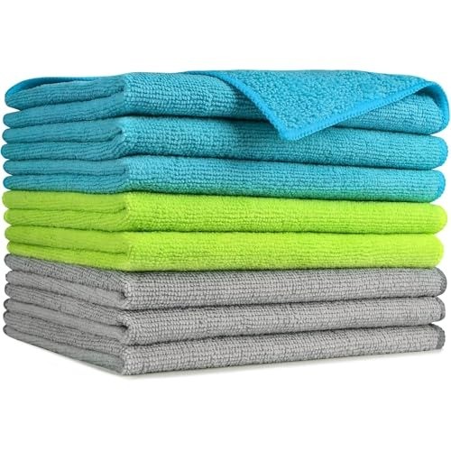 Absorbent Microfiber Cloths – 50 Count, Perfect for Home & Auto Cleaning