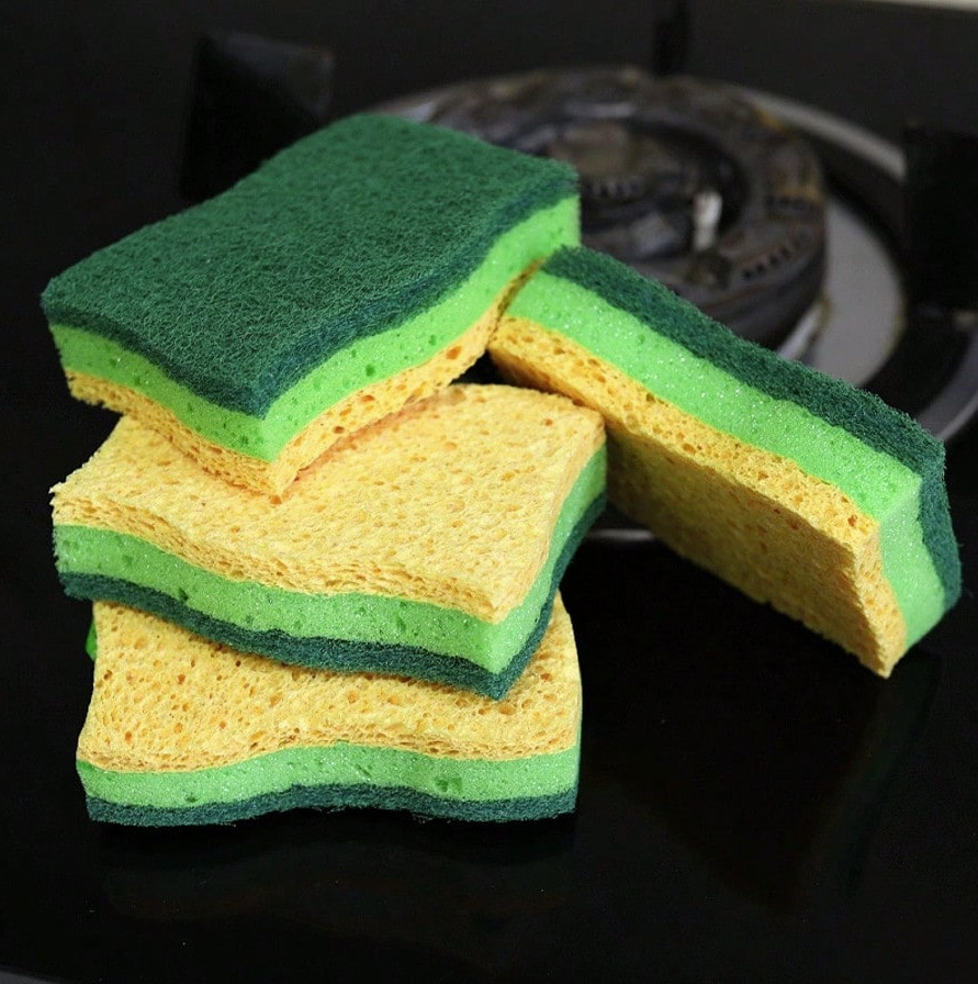 10pcs Thickened Cleaning Sponges – Soft, Durable & Water-Absorbent Wipes – NEW