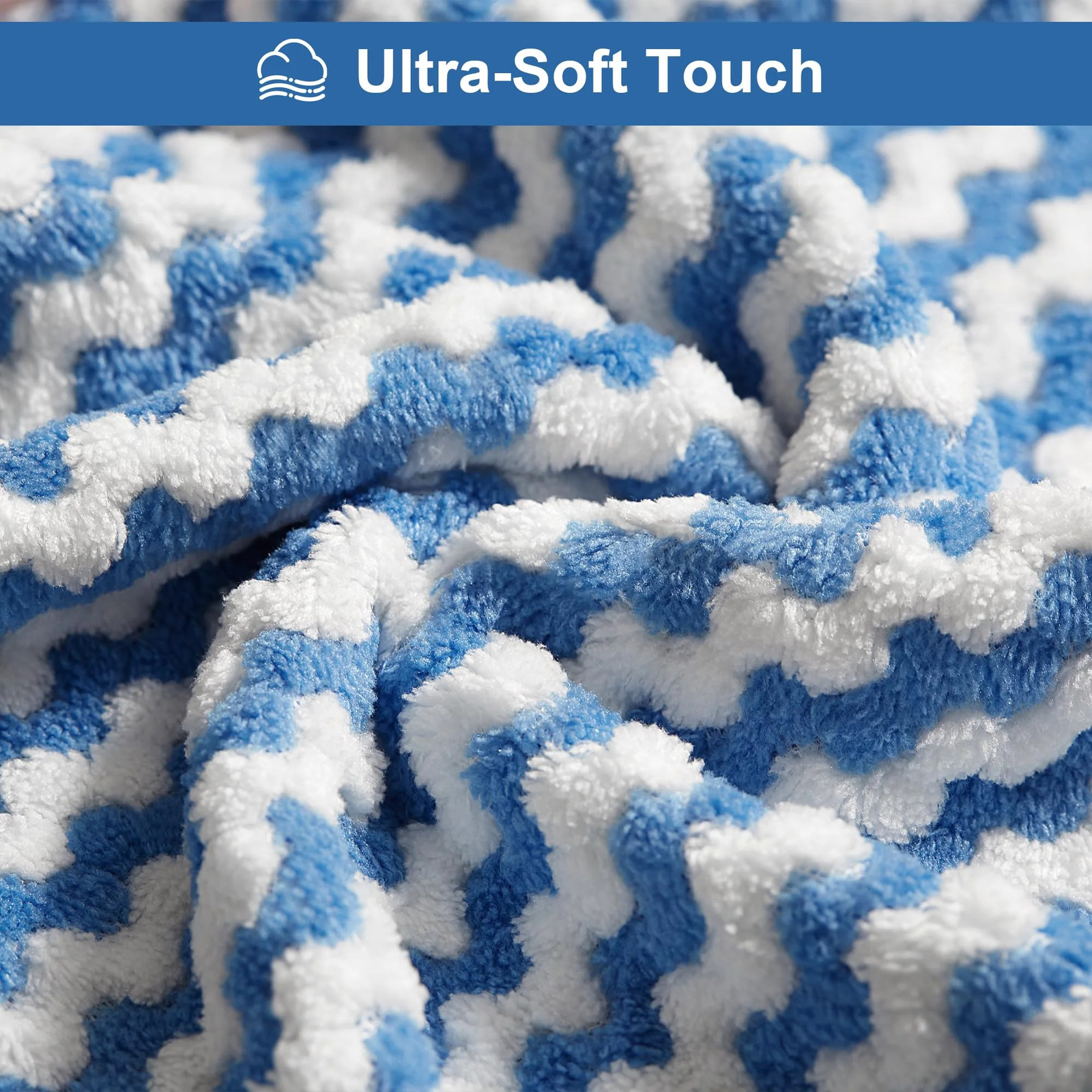 Microfiber Cleaning Cloths – 18 Pack, 10″ X 10″, Blue
