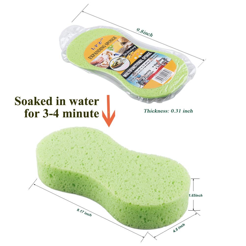 20 Car Wash Sponges MultiFunctional Reusable Cleaning Kitchen Bathroom Dishes 4