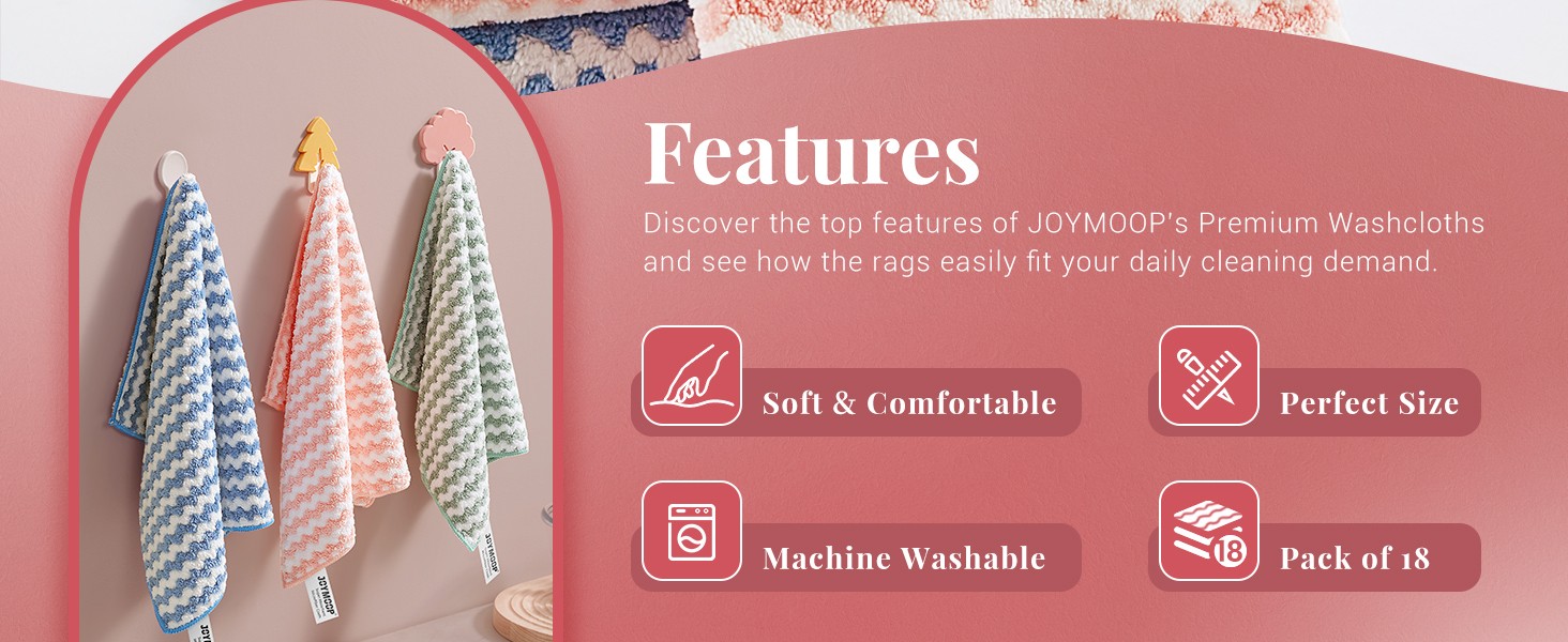 Microfiber Cleaning Cloth, Kitchen Towels, Absorbent Streak Free Lint Cleaning