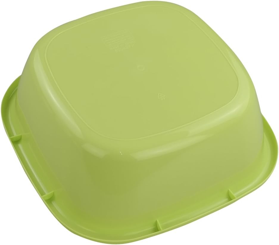 Square Small Wash Basins, 8-Quart, Set of 3