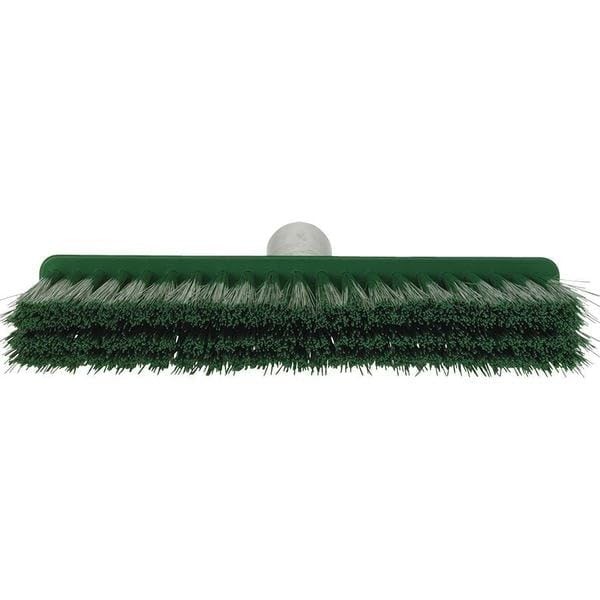 Remco 1 1/2 x 9 1/2 in Sweep Face Broom Head, Soft, Synthetic, Green 31042-1