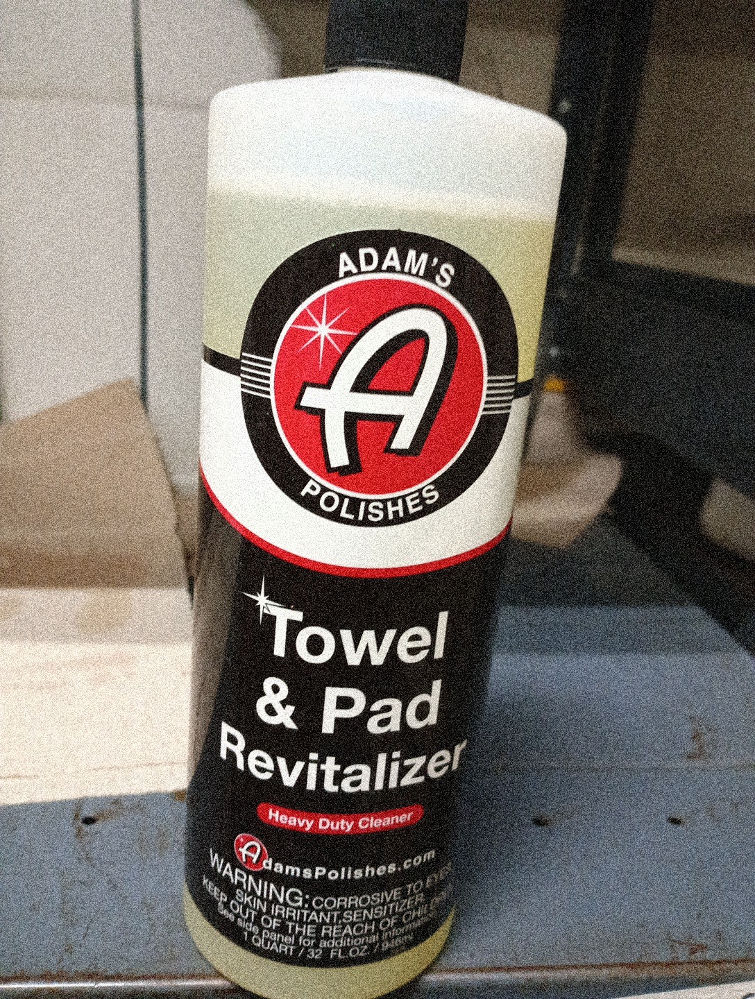Adam’s Polishes Towel & Pad Revitalizer 32 fl oz Heavy Duty Cleaner, 9017