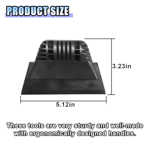 Small Squeegee, PPF Window Tint Squeegee, Rubber Non-Slip Handle Tint Black