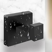 4 Pack Matte Black Towel Hooks for Bathroom, Heavy Duty 33lb Stainless Steel