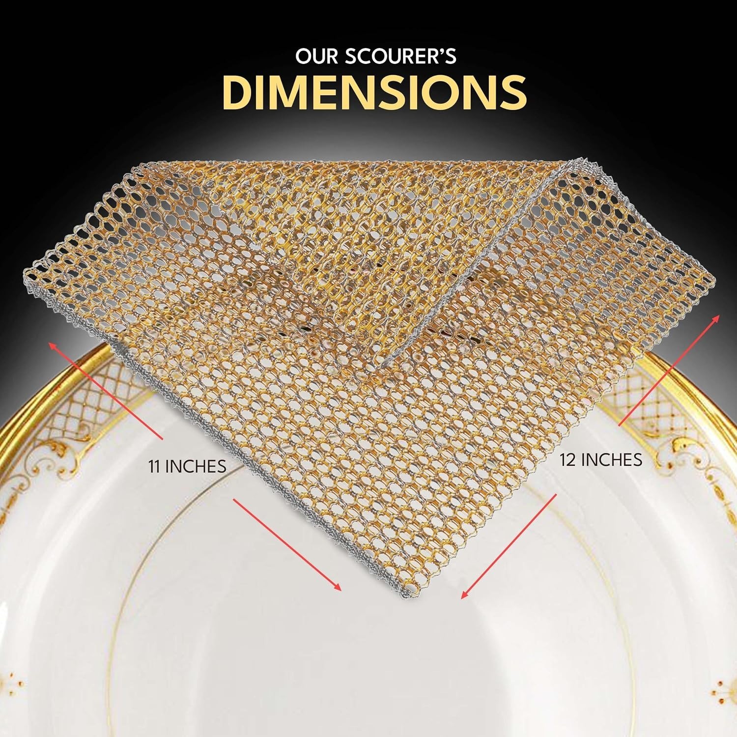 Non-Scratch Dish Scrubbers 24 Pcs – Odor-Free & Durable