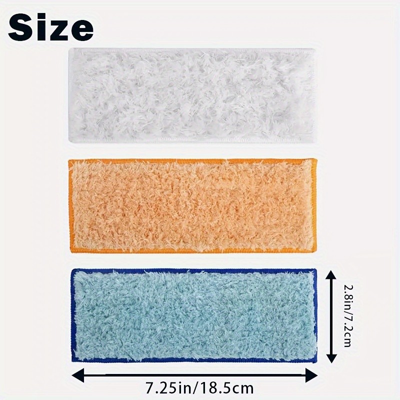 Mop pads compatible with irobot Braava Jet 240 241 robot mops, 3 + 3 + 3