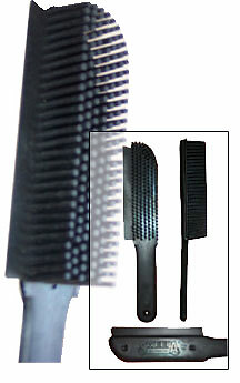 Rubber Bristle Hand Brush With Squeegee – Scrub Sweep & Clean Lint -RANDOM COLOR