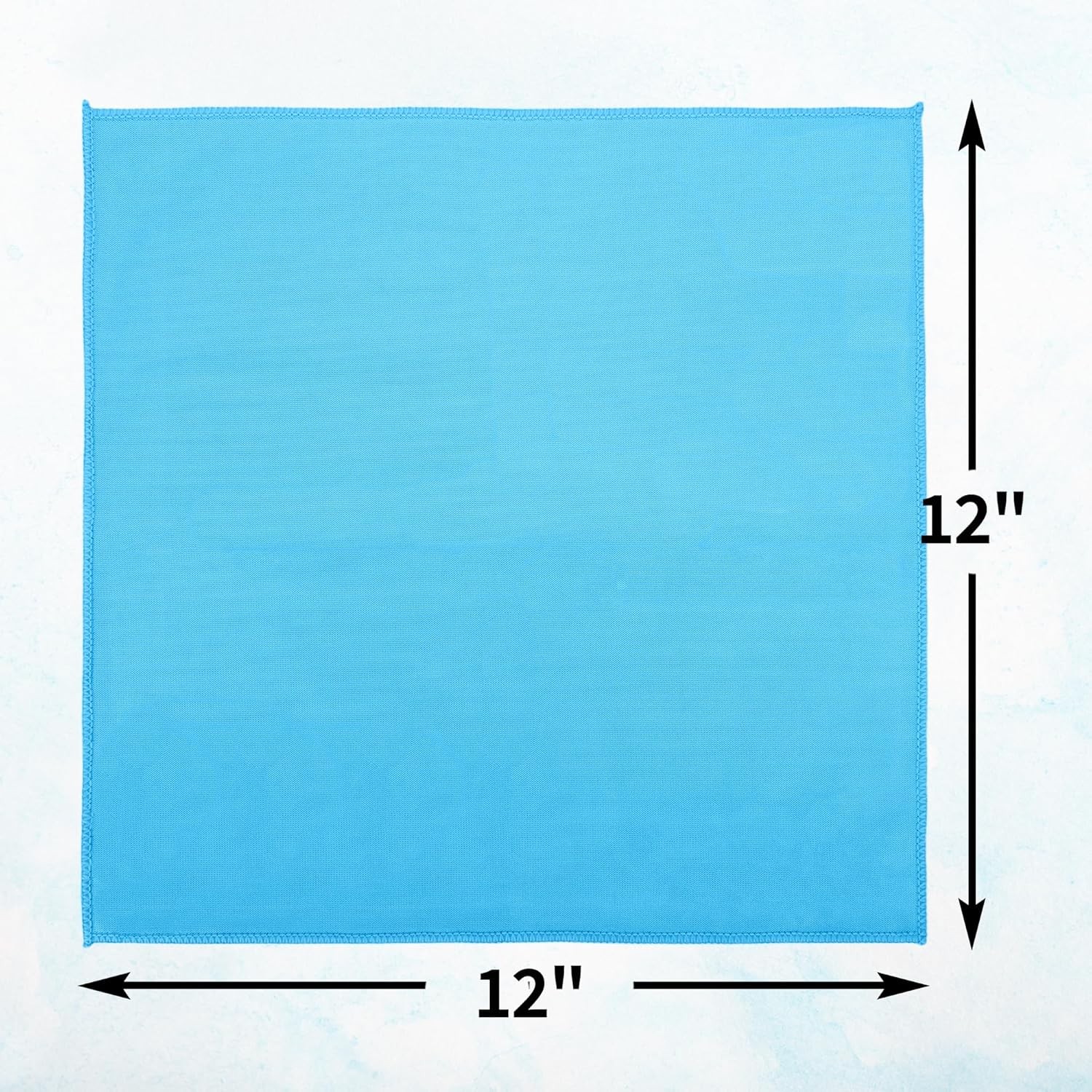 HOMERHYME Microfiber Glass Cleaning Cloth, 12 Pack Window Glass Cleaning Rags, R