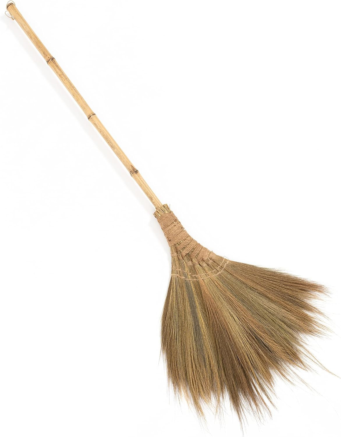 Vietnamese Natural Soft Broom – Broom Grass Handmade Broom Witch Broom Bamboo…