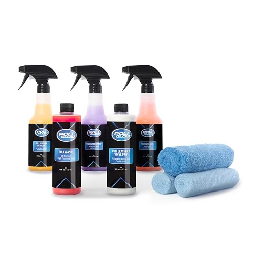 16 oz Vehicle Detailing Kit – All-in-One Cleaner & Protectant Set for Cars,