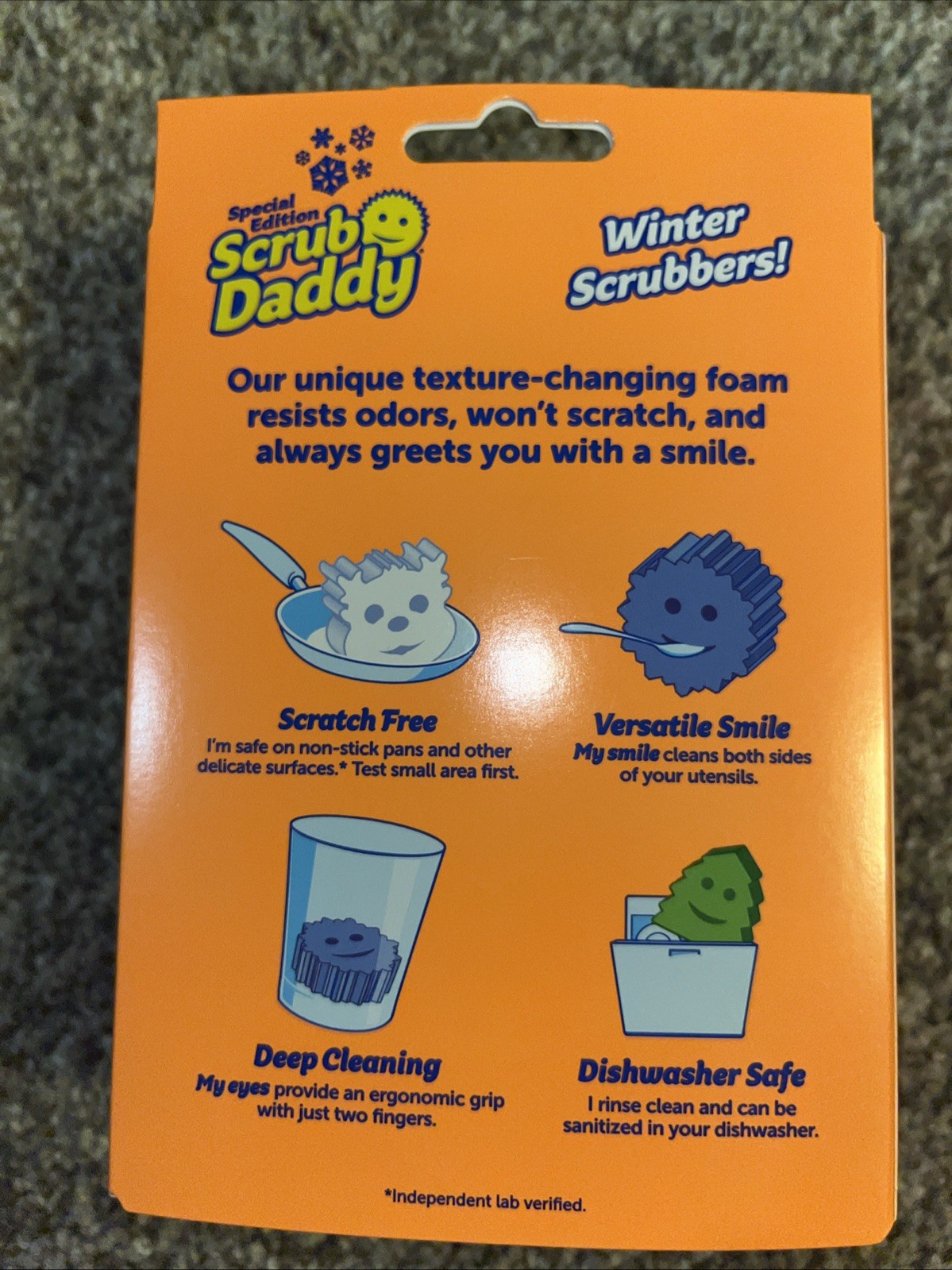 Scrub Daddy Winter Shape Holiday Christmas Tree Special Edition New In Box
