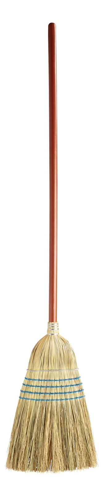 Blue Corn Broom Indoor Outdoor Use 58 inches Heavy Duty Durable Construction