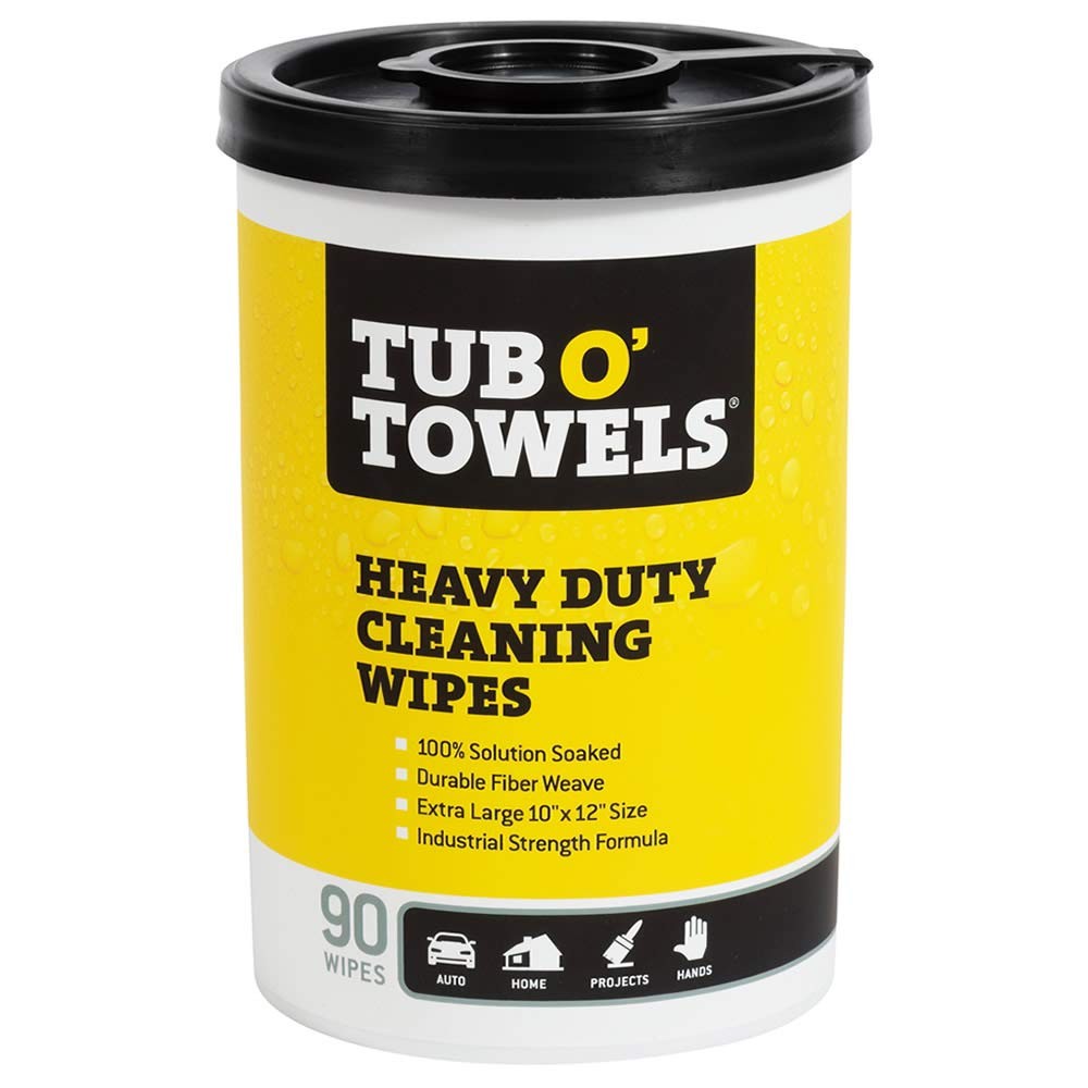 Tub O Towels TW90 Heavy-Duty 10″ x 12″ Size 90 Count (Pack of 1)