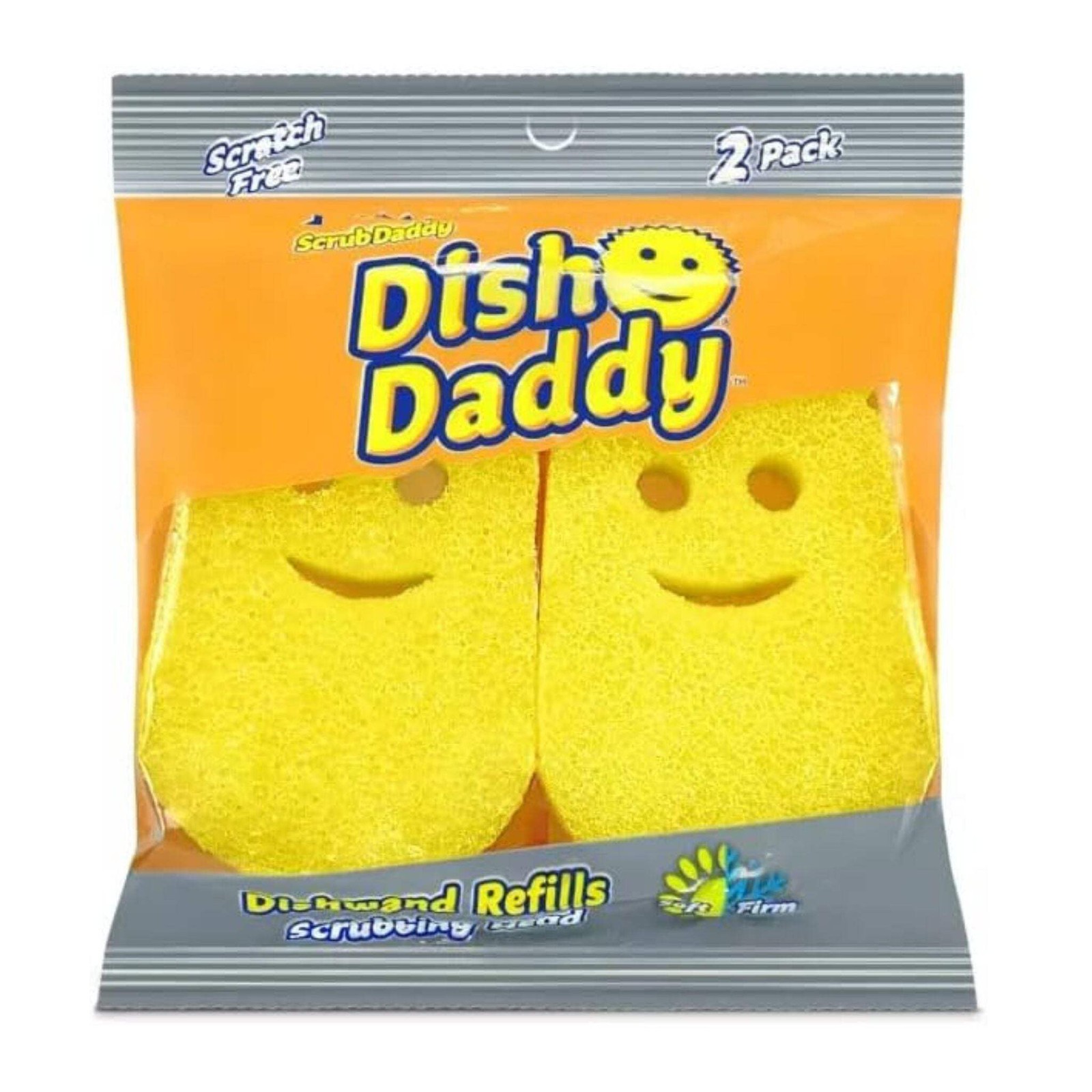 Scrub Daddy Dish Daddy Refills Pad – Pack of 8×2 Replacement Heads