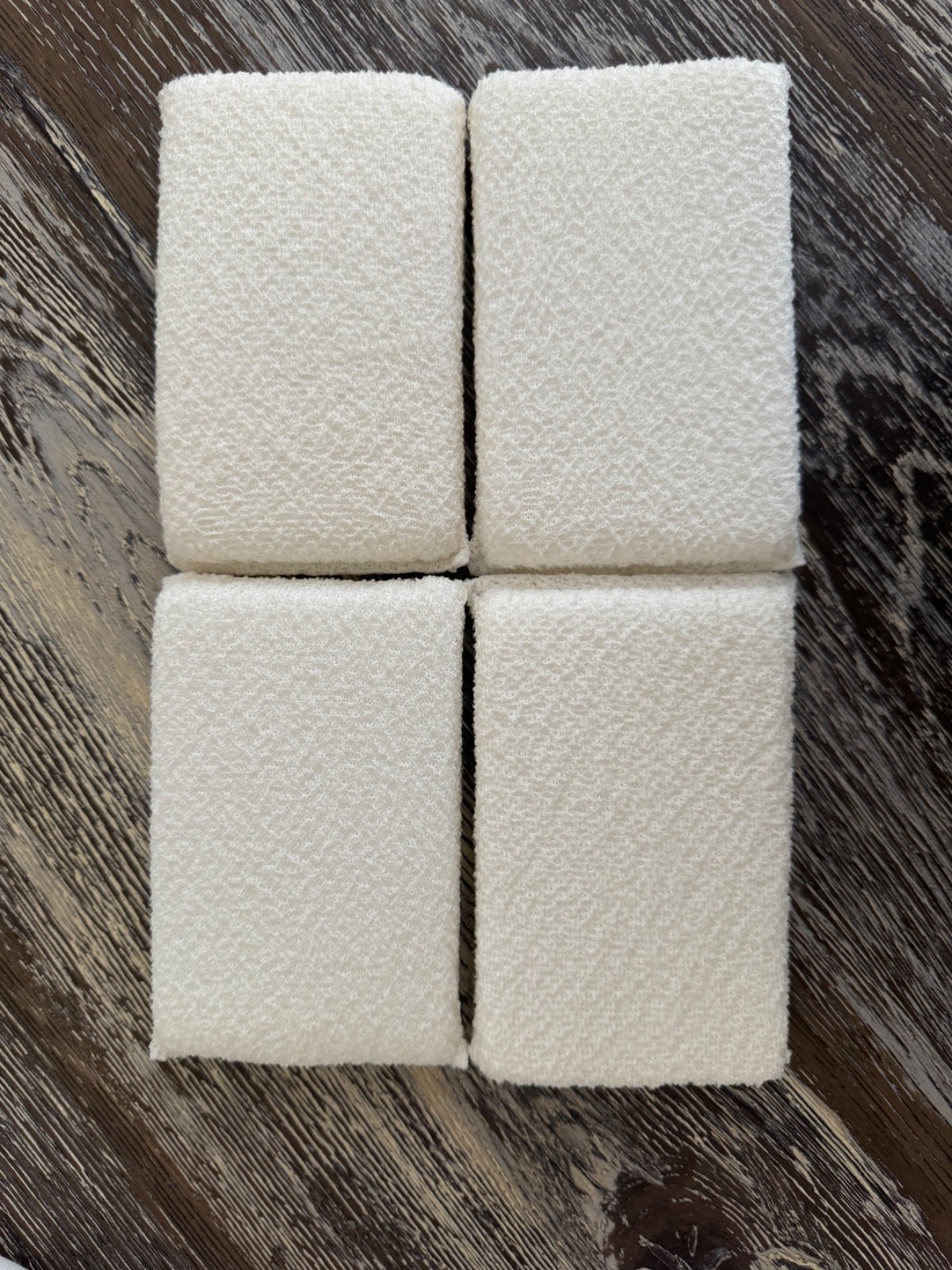 Cotton Fiber Sponges All-Purpose/For Everyday Cleaning Lot OF 4 NEW